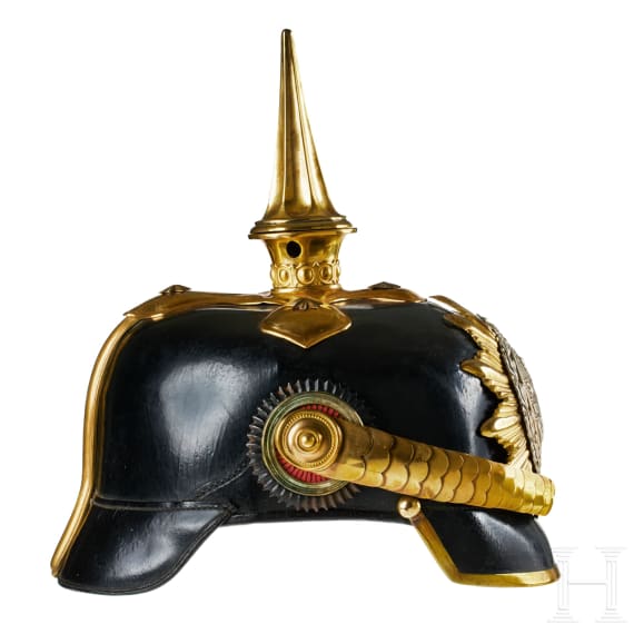 A helmet for DR 17 Mecklenburg Dragoon Officers