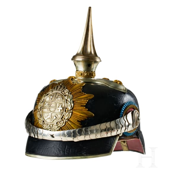 A helmet for DR 18 Mecklenburg Dragoon Officers