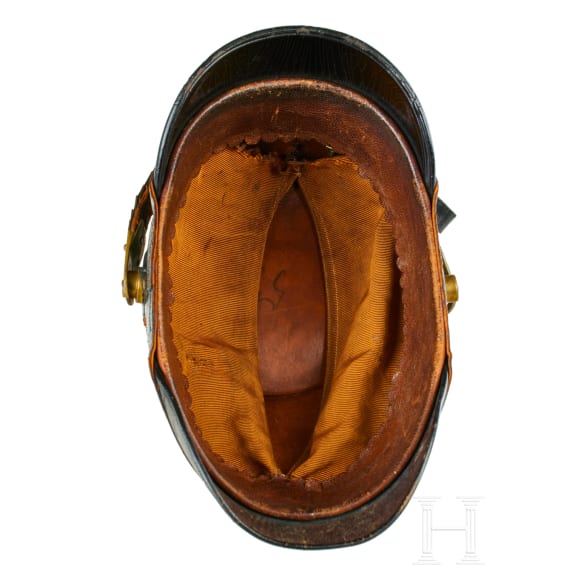 A shako for Mecklenburg Jaeger Battalion14 NCO Reserve, with bush
