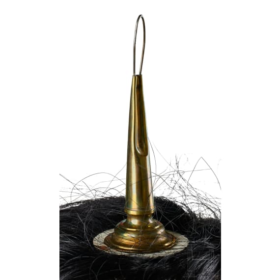 A shako for Mecklenburg Jaeger Battalion14 NCO Reserve, with bush