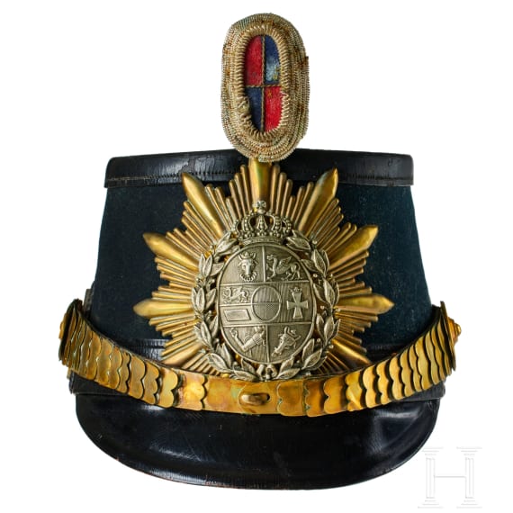 A shako for Mecklenburg Jaeger Battalion 14 Officers