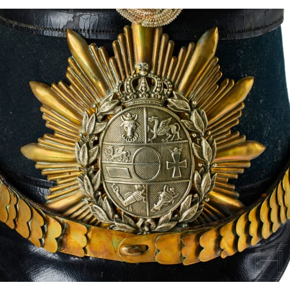 A shako for Mecklenburg Jaeger Battalion 14 Officers