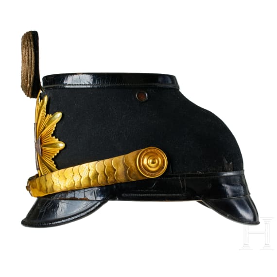 A shako for Mecklenburg Jaeger Battalion 14 Landwehr Officers