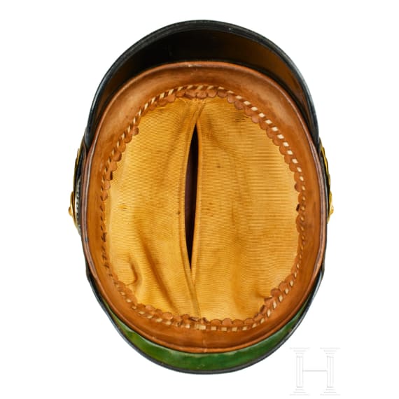 A shako for Mecklenburg Jaeger Battalion 14 Landwehr Officers