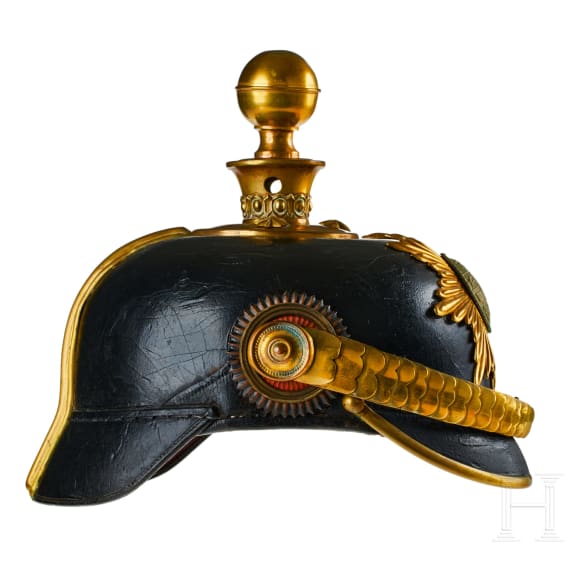 A helmet for Field Artillery 24, Battalion III Mecklenburg-Strelitz Officers