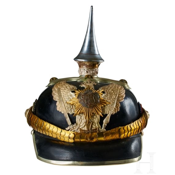 A helmet for Oldenburg 19th Dragoon Regiment Reserve Officers
