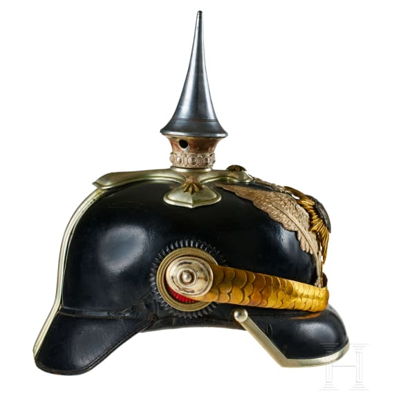 A helmet for Oldenburg 19th Dragoon Regiment Reserve Officers