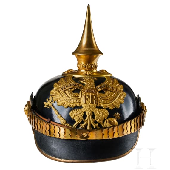 A helmet for Prussian IR 73 Officers