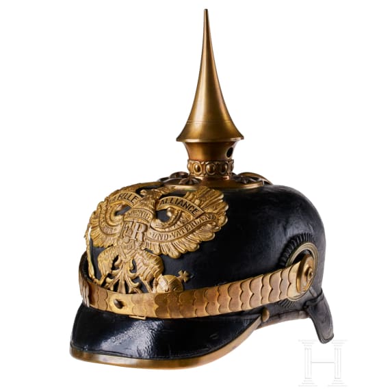 A helmet for Prussian IR 87 Officers