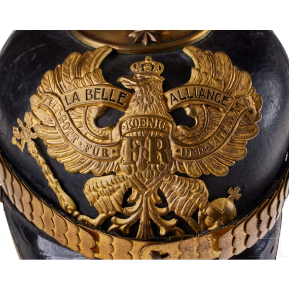 A helmet for Prussian IR 87 Officers
