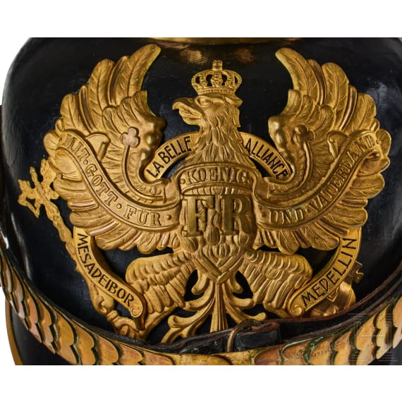 A helmet for Prussian IR 88 Officers