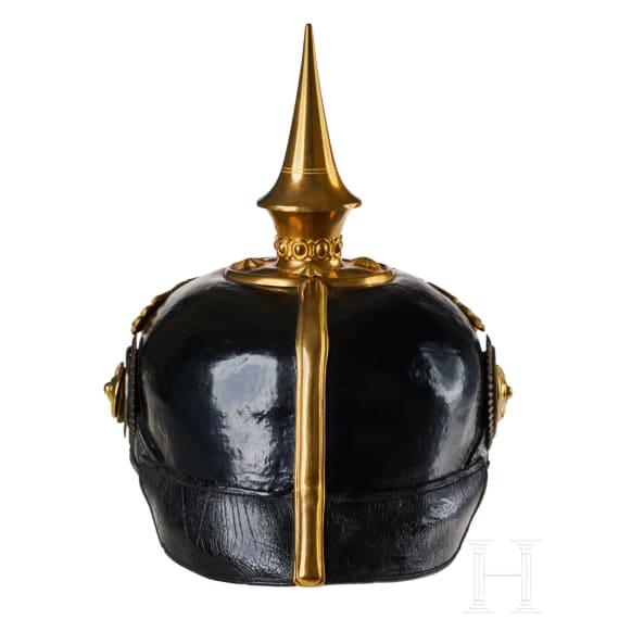 A helmet for Prussian Line Grenadier Reserve Officers, with plate