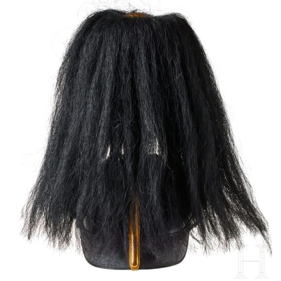 Preu&szlig;en - Helm f&uuml;r Offiziere des Grenadier-Regiments Nr. 1, mit Haarbusch