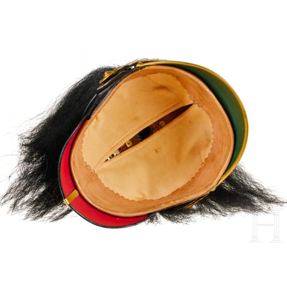 Preu&szlig;en - Helm f&uuml;r Offiziere des Grenadier-Regiments Nr. 1, mit Haarbusch