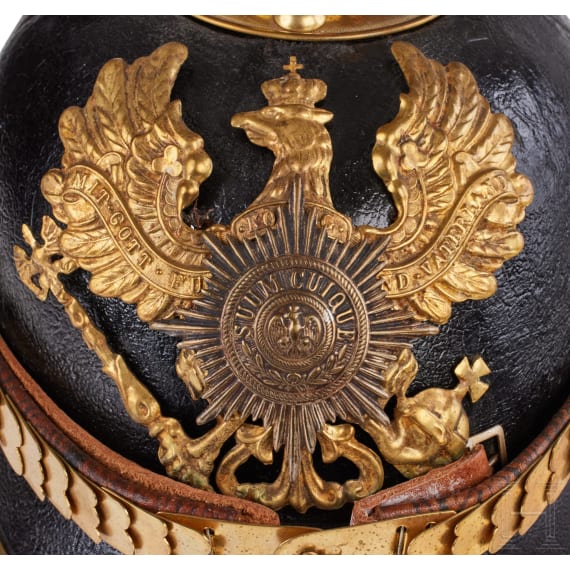 A helmet for Enlisted Men at Prussian NCO Schools