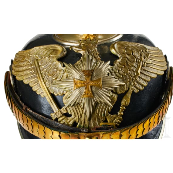 A helmet for Prussian Guard Grenadier Landwehr Officers
