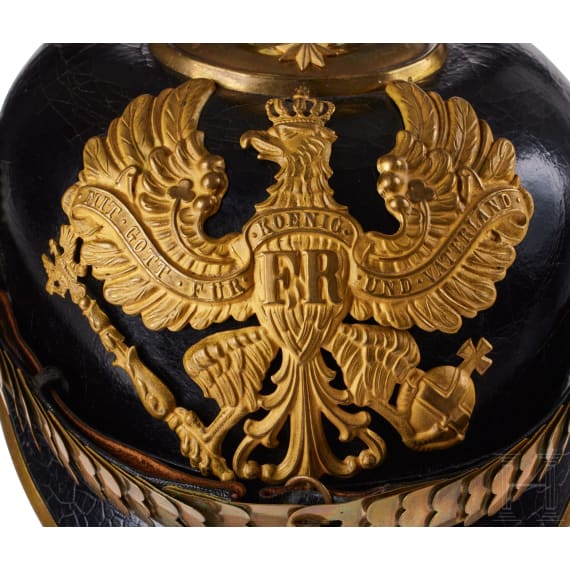 A Prussian Infantry Officer's Visor Hat