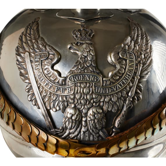 Preu&szlig;en - Helm f&uuml;r Offiziere der J&auml;ger zu Pferde (JZP), Regimenter Nr. 1 - 7