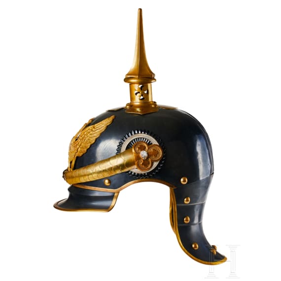Preu&szlig;en - Helm f&uuml;r Reserveoffiziere der J&auml;ger zu Pferde (JZP), Regiment Nr. 8