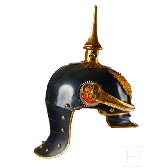 Preu&szlig;en - Helm f&uuml;r Reserveoffiziere der J&auml;ger zu Pferde (JZP), Regiment Nr. 8