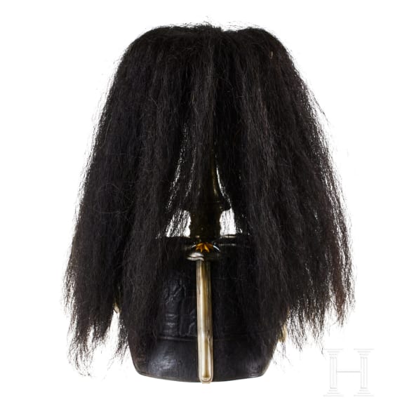 A helmet for Prussian Dragoon Officers, with bush