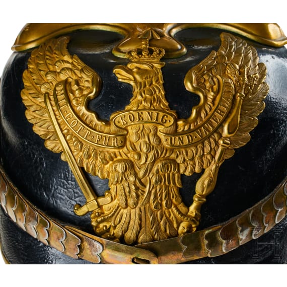 A helmet for Prussian Line Dragoon Officers