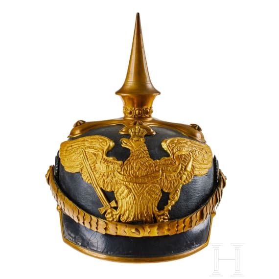 A helmet for Officers of the Prussian Dragoon Regt. 1, with bush