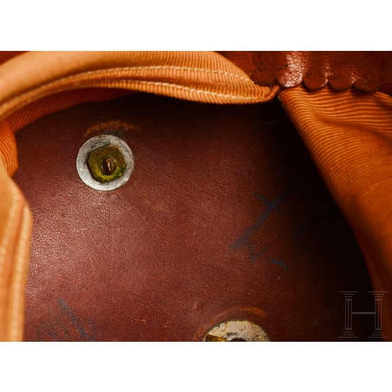 A helmet for Officers of the Prussian Dragoon Regt. 1, with bush