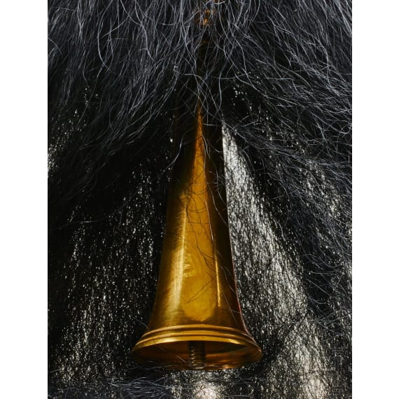 A helmet for Officers of the Prussian Dragoon Regt. 1, with bush