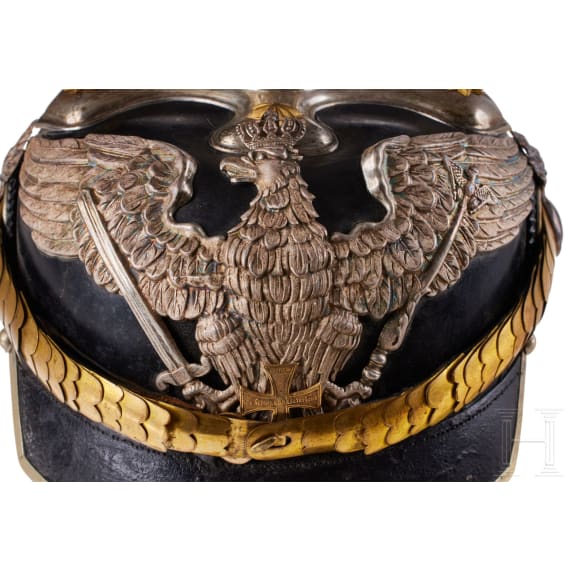 Preu&szlig;en - Helm f&uuml;r einen Reserveoffizier des Dragoner-Regiments Nr. 3
