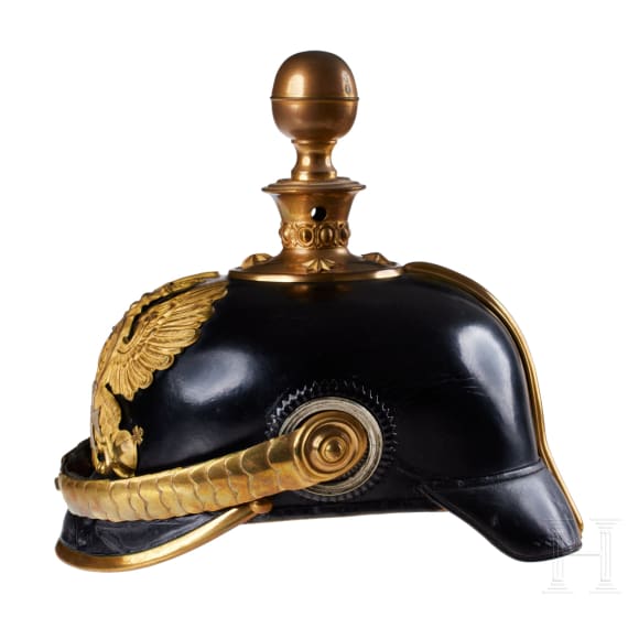 A helmet for Prussian Field Artillery Regt. 1 Reserve Officers