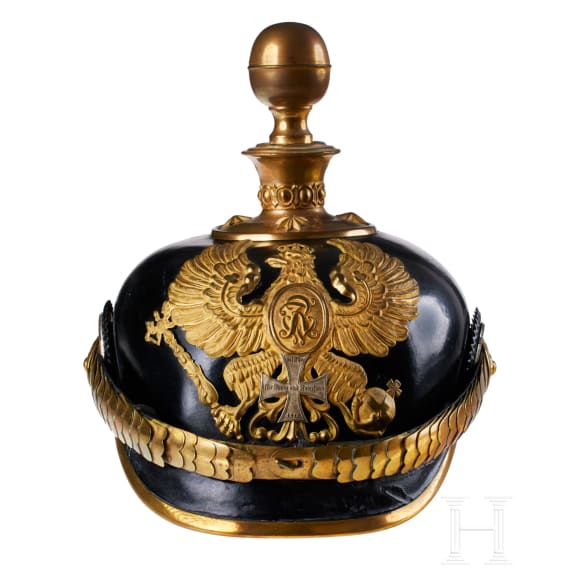 A helmet for Prussian Field Artillery Regt. 1 Reserve Officers