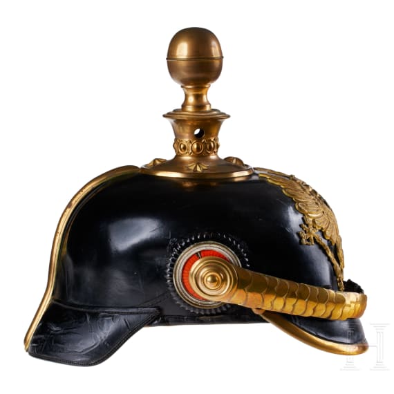 A helmet for Prussian Field Artillery Regt. 1 Reserve Officers