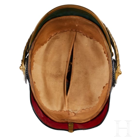 A helmet for Prussian Field Artillery Regt. 1 Reserve Officers