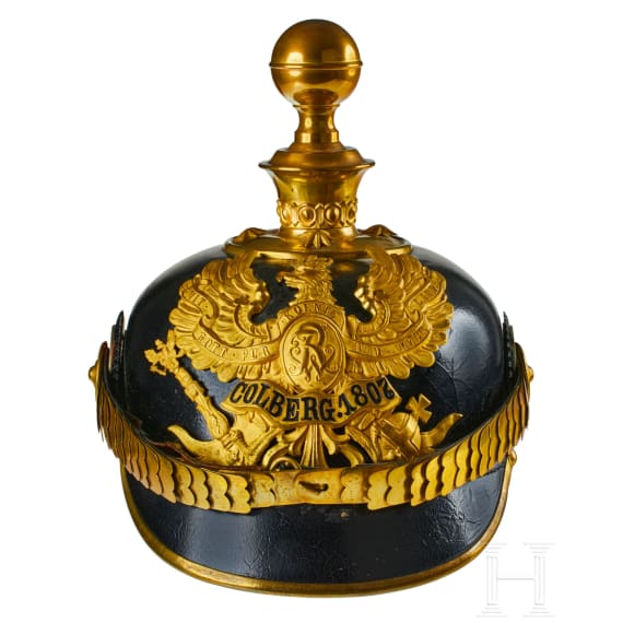 A helmet for Prussian Field Artillery Regt. 2 Officers