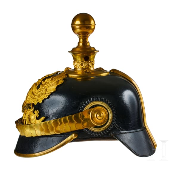 A helmet for Prussian Field Artillery Regt. 2 Officers