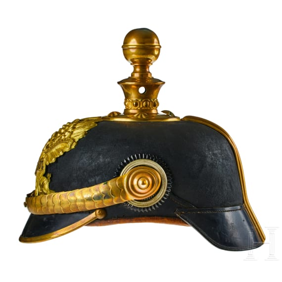 A helmet for Prussian Field Artillery Regt. 26 Battery 2 Officers