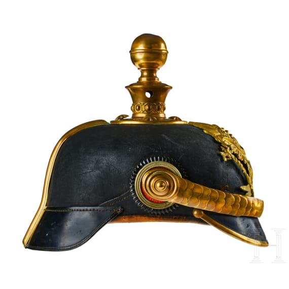 A helmet for Prussian Field Artillery Regt. 26 Battery 2 Officers