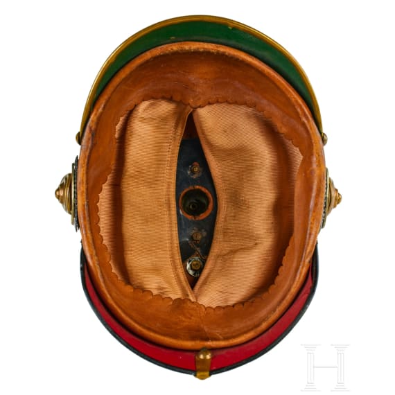 A helmet for Prussian Field Artillery Regt. 26 Battery 2 Officers