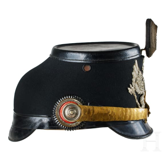 A shako for Prussian Telegraph Reserve Officers