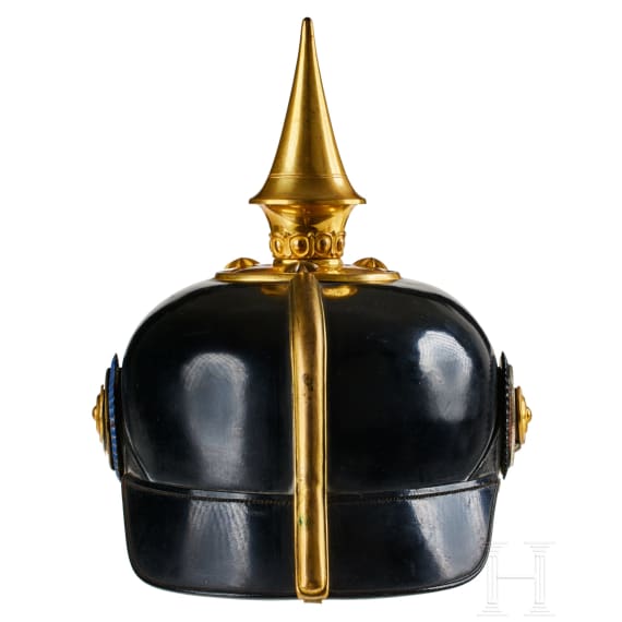 Schwarzburg-Rudolstadt - Helm f&uuml;r Offiziere im 7. Th&uuml;ringischen Infanterie-Regiment Nr. 96, III. Bataillon