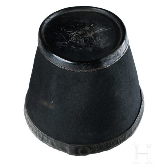 A shako for Saxon Fusilier Regiment 108 Enlisted Men, with cover