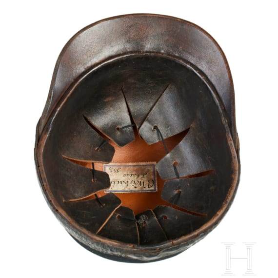 A shako for Saxon Fusilier Regiment 108 Enlisted Men, with cover