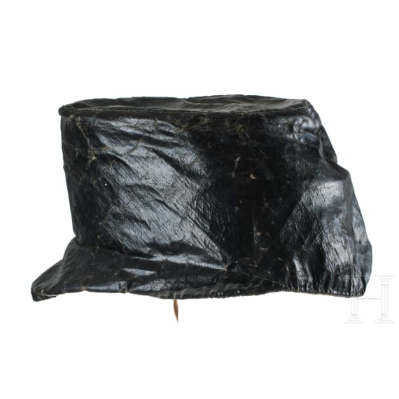 A shako for Saxon Fusilier Regiment 108 Enlisted Men, with cover
