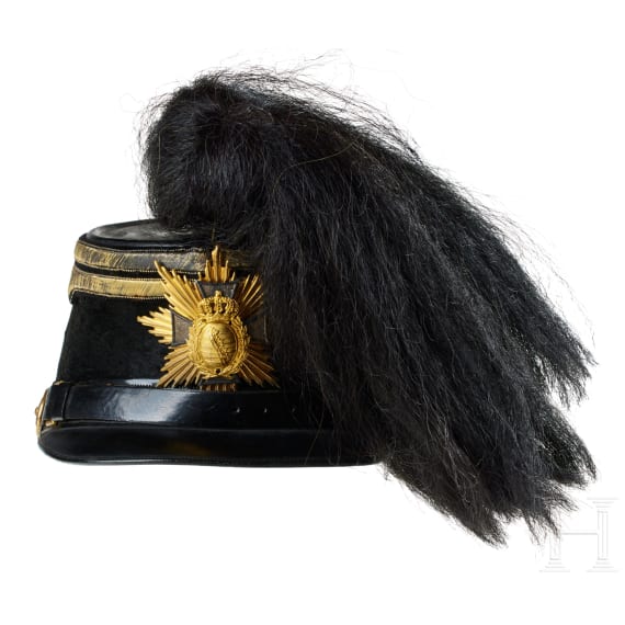 A shako for Saxon Fusilier Regiment 108 Reserve Officers