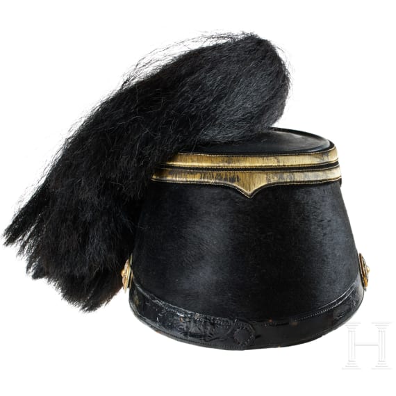 A shako for Saxon Fusilier Regiment 108 Reserve Officers