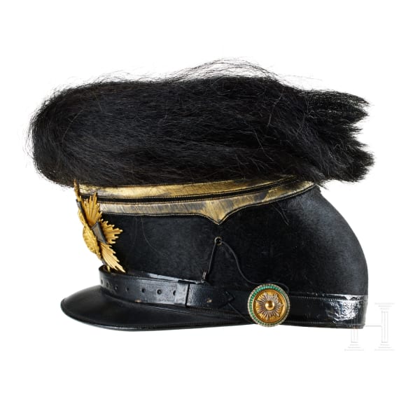 A shako for Saxon Fusilier Regiment 108 Reserve Officers