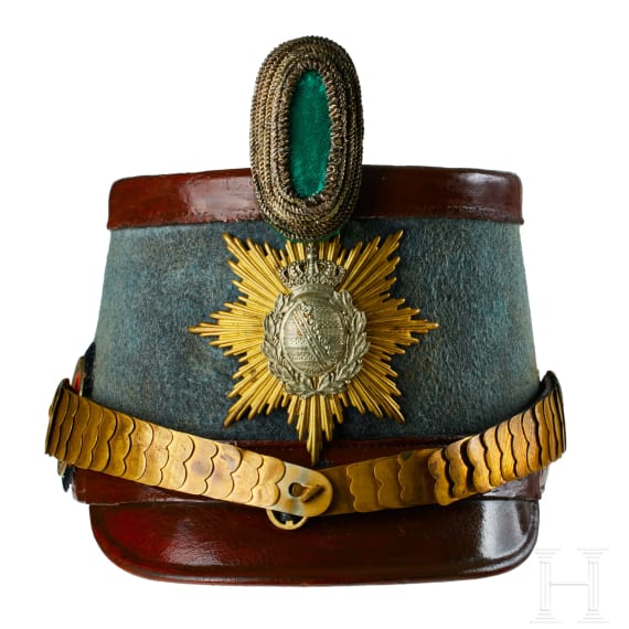 A shako for Saxon Machine Gun Officers