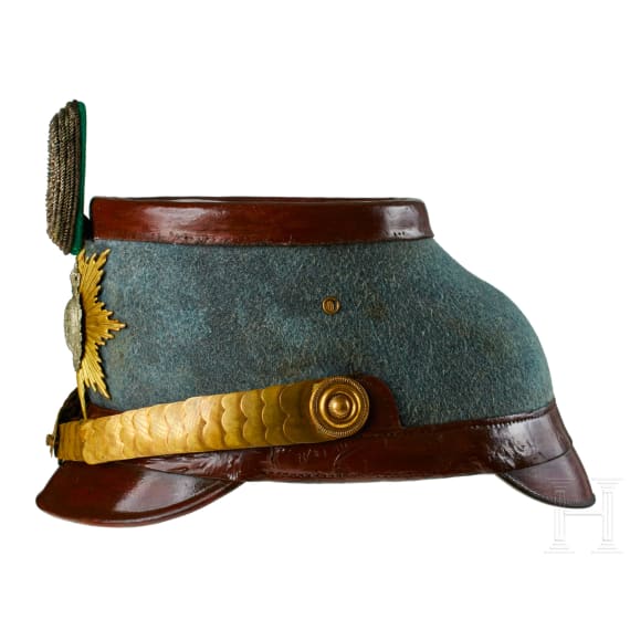 A shako for Saxon Machine Gun Officers