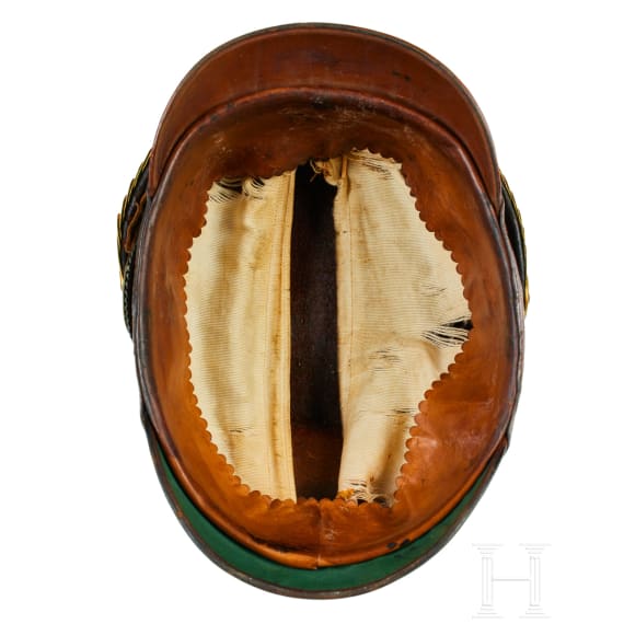 A shako for Saxon Machine Gun Officers